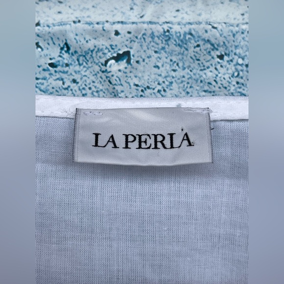 La Perla nightgown sleepwear white cotton mini size medium - Picture 4 of 12